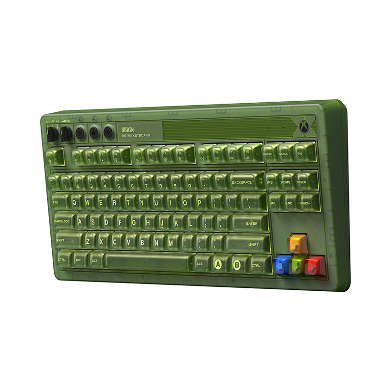8BitDo Retro 87 Mechanical Keyboard - Xbox Edition Premium Gaming Accessory