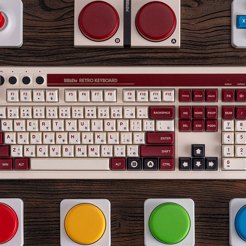 8BitDo Retro 108 Mechanical Keyboard Premium Gaming Accessory