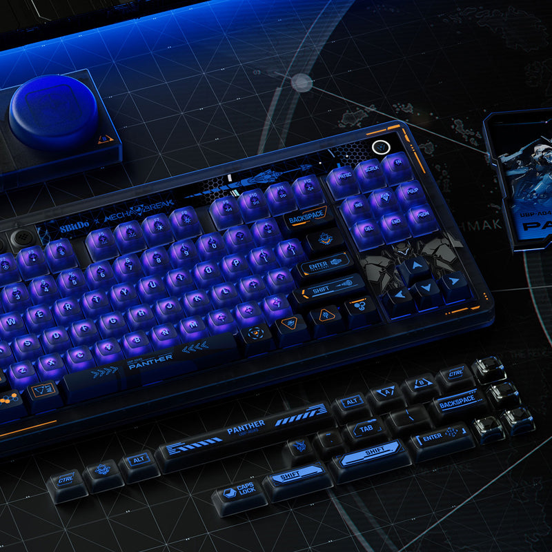 8BitDo Retro 87 Mechanical Keyboard - Mecha BREAK Premium Gaming Accessory