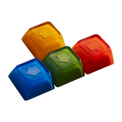 8BitDo Double-Layered Crystal Arrow Keycaps Premium Gaming Accessory