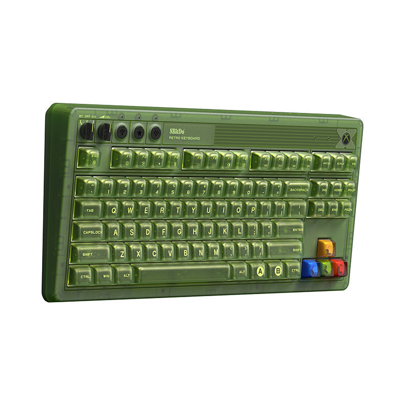 8BitDo Retro 87 Mechanical Keyboard - Xbox Edition Premium Gaming Accessory