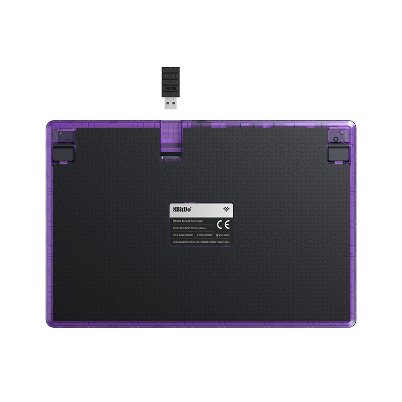 8BitDo Arcade Controller - Transparent Purple Signature Edition Collector Gaming Gear