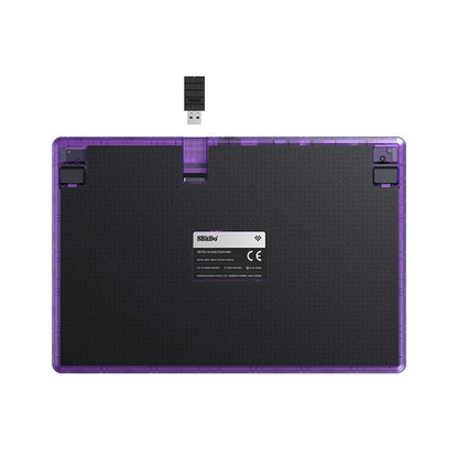 8BitDo Arcade Controller - Transparent Purple Signature Edition Collector Gaming Gear