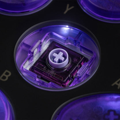8BitDo Arcade Controller - Transparent Purple Signature Edition Collector Gaming Gear