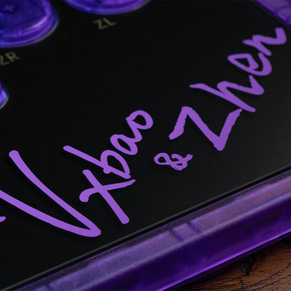 8BitDo Arcade Controller - Transparent Purple Signature Edition Collector Gaming Gear