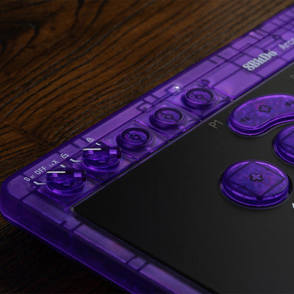 8BitDo Arcade Controller - Transparent Purple Signature Edition Collector Gaming Gear