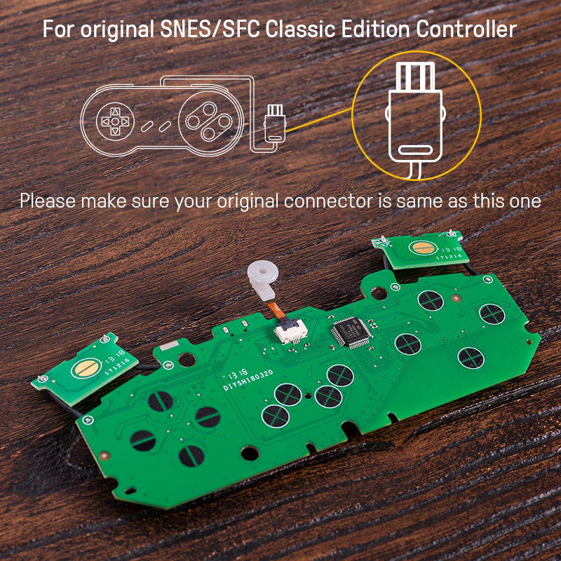 8BitDo Mod Kit for SNES/SFC Classic Edition Controller (Classic) Compatible Upgrade Part