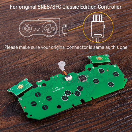 8BitDo Mod Kit for SNES/SFC Classic Edition Controller (Classic) Compatible Upgrade Part